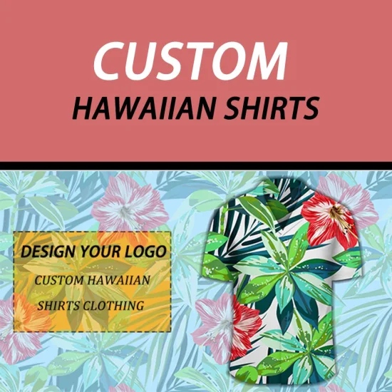 관례에 의하여 인쇄되는 디자인 재미있은 100%년 면 짧은 소매 남자의 하와이안 셔츠