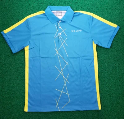 100%년 폴리에스테 망 골프 폴로 티셔츠 인쇄되는 주문 로고를 가진 주문 획일한 짧은 소매 폴로 셔츠